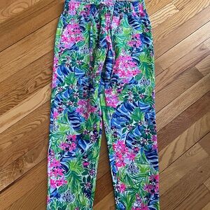 NWT Lilly Pulitzer Emora Pants Resort White Disney Dreamin XS